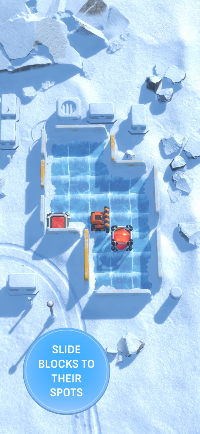 Ice Bot gameplay screenshot — level 2