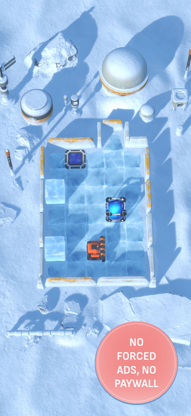 Ice Bot gameplay screenshot — level 8