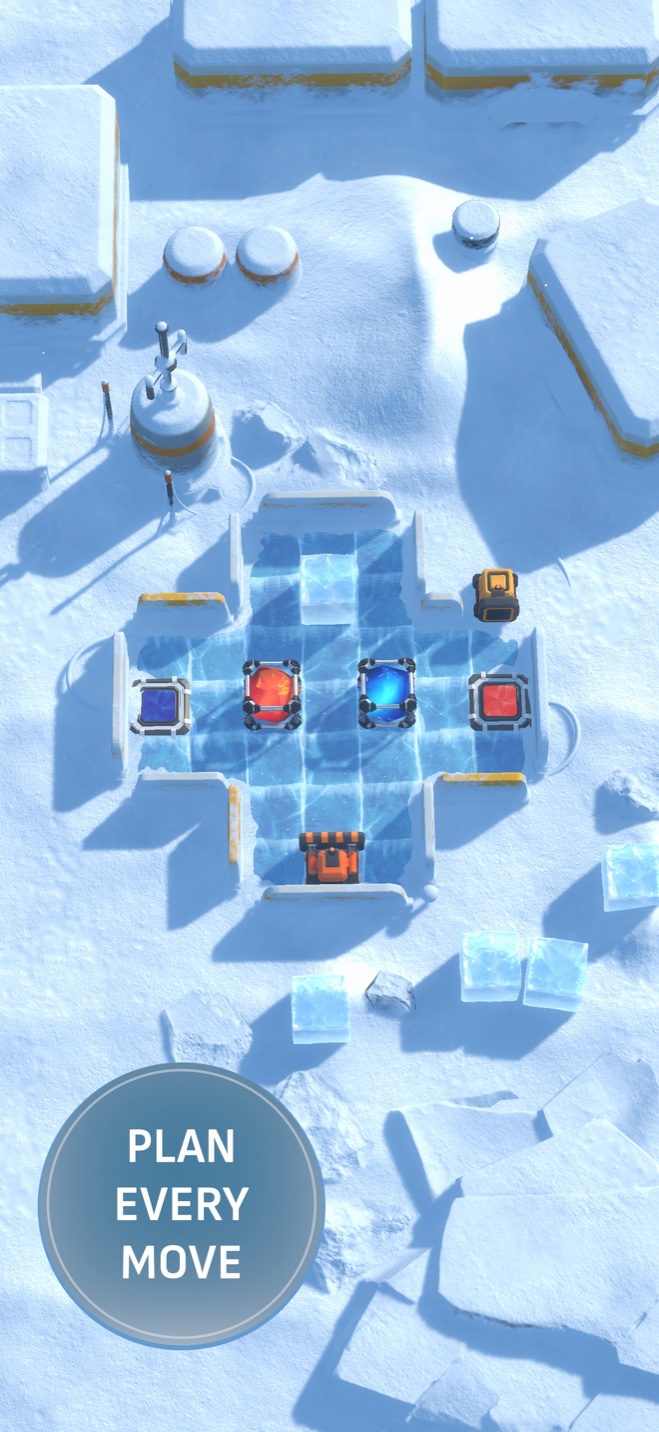 Ice Bot gameplay screenshot — level 14