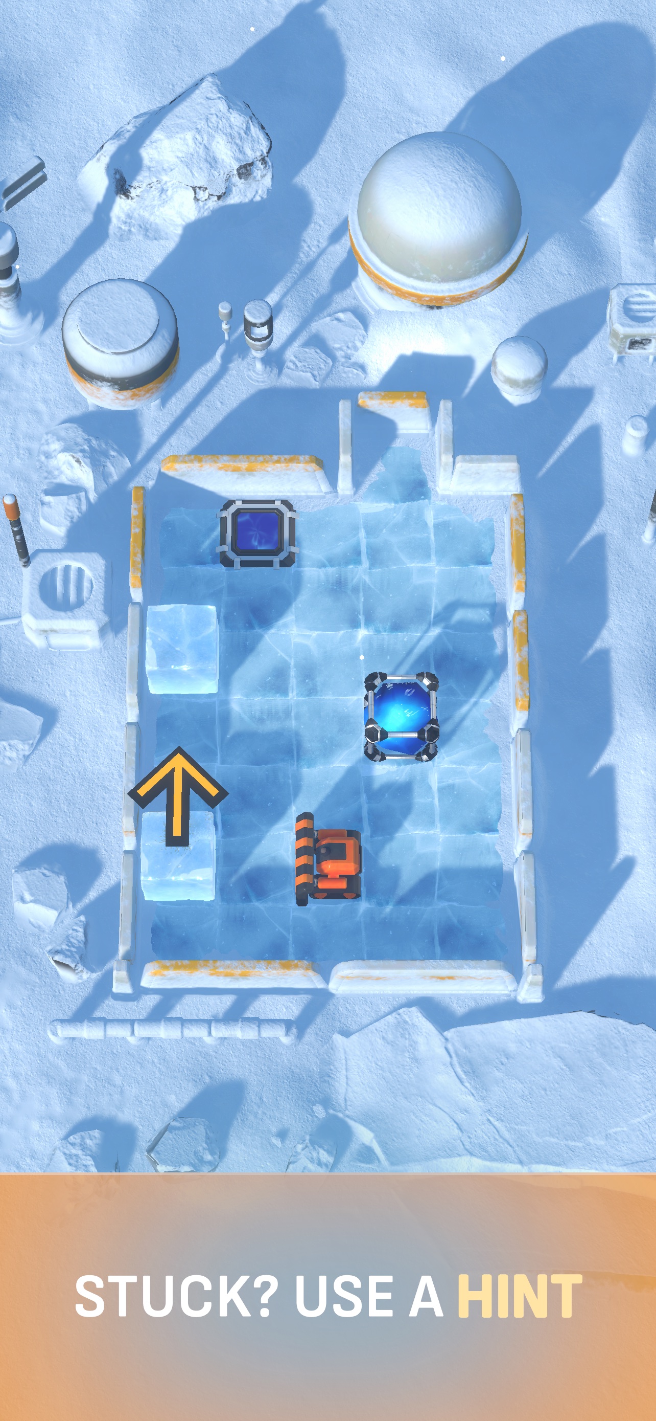 Ice Bot gameplay screenshot — level 10