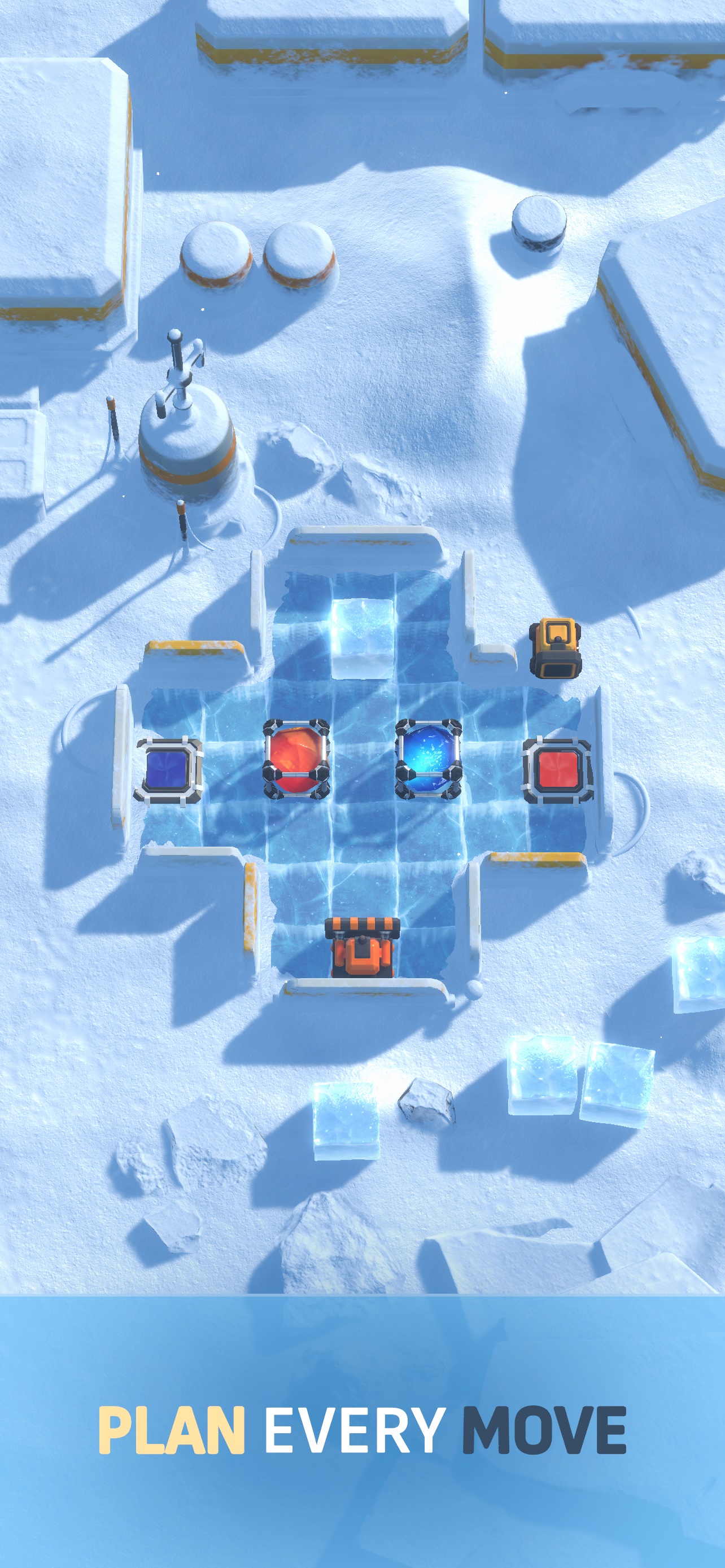 Ice Bot gameplay screenshot — level 18