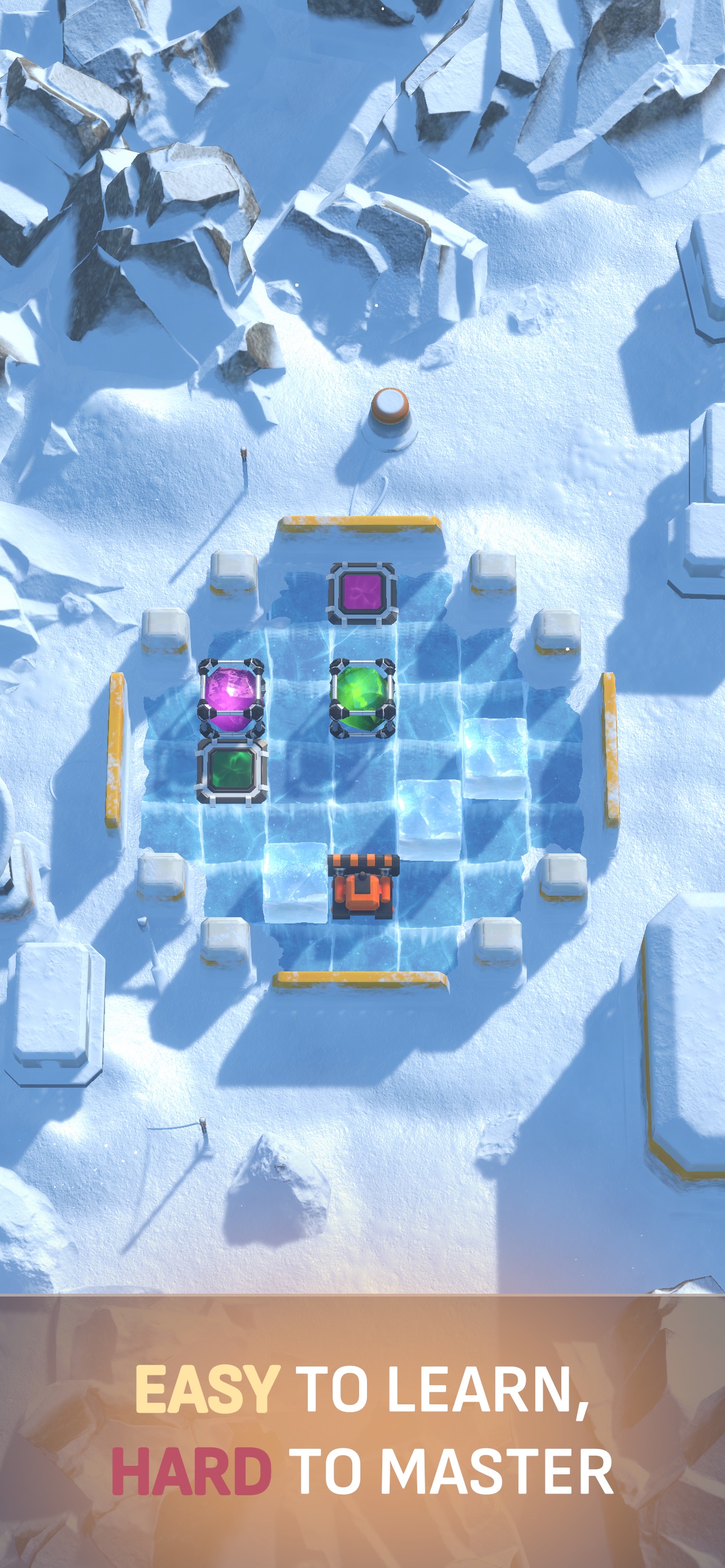 Ice Bot gameplay screenshot — level 36